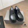 6930e9826e68136f4d9b2ff5 Balenciaga lace-up platform oxford casual leather shoes