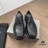 6930e98f6e68136f4d9b3006 Balenciaga 3-Eyelet Lace-Up Square-Toe Derby Shoes with Gear-Textured Sole