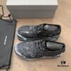 6930e99b6e68136f4d9b3016 Balenciaga Strike Low-top Lace-up Three-eyelet in Asphalt Color
