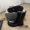 6930e9b66e68136f4d9b3031 Balenciaga Tractor Chunky Leather Lace-Up Ankle Boots