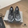 6930e9c46e68136f4d9b303e Balenciaga Strike Low-top Lace-up Three-eyelet in Asphalt Color