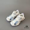 6930e9d46e68136f4d9b304a Balenciaga X-Pander Mesh Nylon Lace-Up Non-Slip Low-Cut Sneakers in White, Blue, and Purple