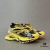 Balenciaga X-Pander Mesh Nylon Lace-Up Non-Slip Low-Cut Sneakers in Yellow