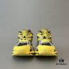 Balenciaga X-Pander Mesh Nylon Lace-Up Non-Slip Low-Cut Sneakers in Yellow