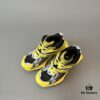 Balenciaga X-Pander Mesh Nylon Lace-Up Non-Slip Low-Cut Sneakers in Yellow