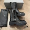 6930e9f16e68136f4d9b3065 Balenciaga Tractor Chunky Leather Lace-Up Ankle Boots