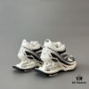 6930e9fe6e68136f4d9b3076 Balenciaga X-Pander Mesh Nylon Lace-Up Non-Slip Low-Cut Sneakers in Grey, White, and Black