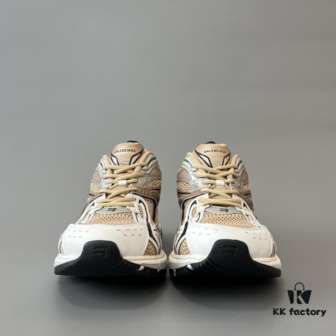 6930ea026e68136f4d9b307b Balenciaga X-Pander Mesh Nylon Lace-up Non-slip Low-top Athletic Leisure Shoes in Rose Gold