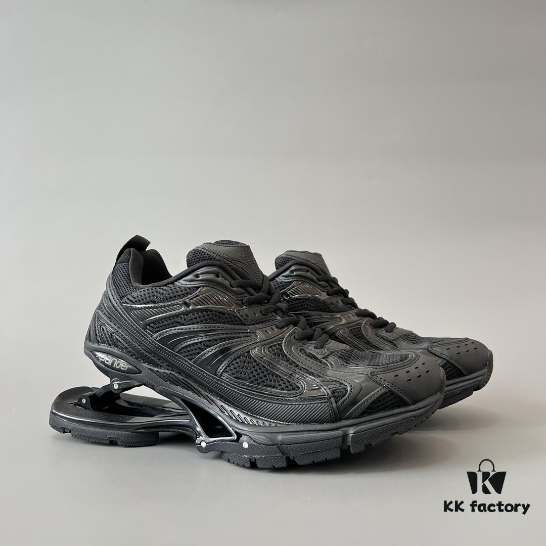 6930ea256e68136f4d9b3097 Balenciaga X-Pander Mesh Nylon Lace-Up Non-Slip Low-Cut Sneakers in Black