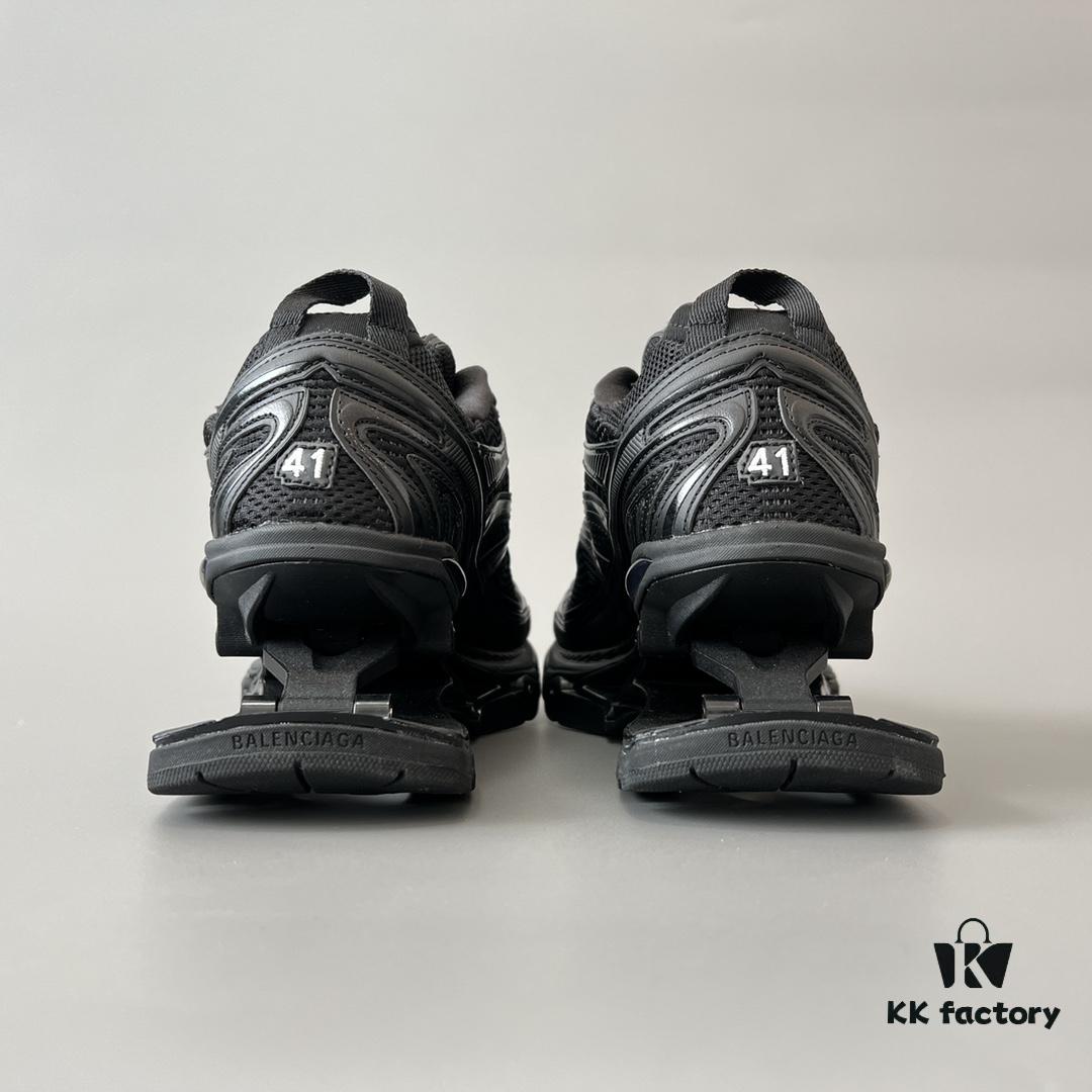 6930ea286e68136f4d9b309b Balenciaga X-Pander Mesh Nylon Lace-Up Non-Slip Low-Cut Sneakers in Black