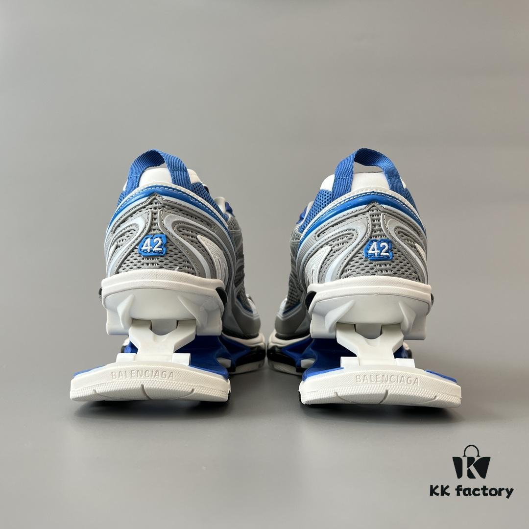 6930ea306e68136f4d9b30a2 Balenciaga X-Pander Mesh Nylon Lace-Up Non-Slip Low-Cut Sneakers in Blue