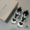 6930ea3b6e68136f4d9b30ae Balenciaga X-Pander Mesh Nylon Lace-Up Non-Slip Low-Top Sneakers in White and Black