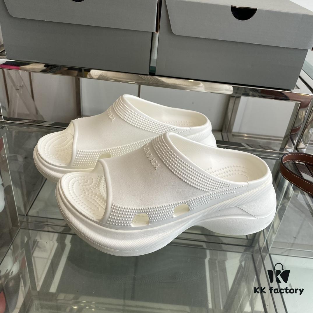 6930ea476e68136f4d9b30ba Balenciaga x Crocs Slides - Extremely Comfortable, Perfect for Bare Legs, High Fashion Appeal with Added Height and Ultimate Comfort – A Blogger's Must-Have