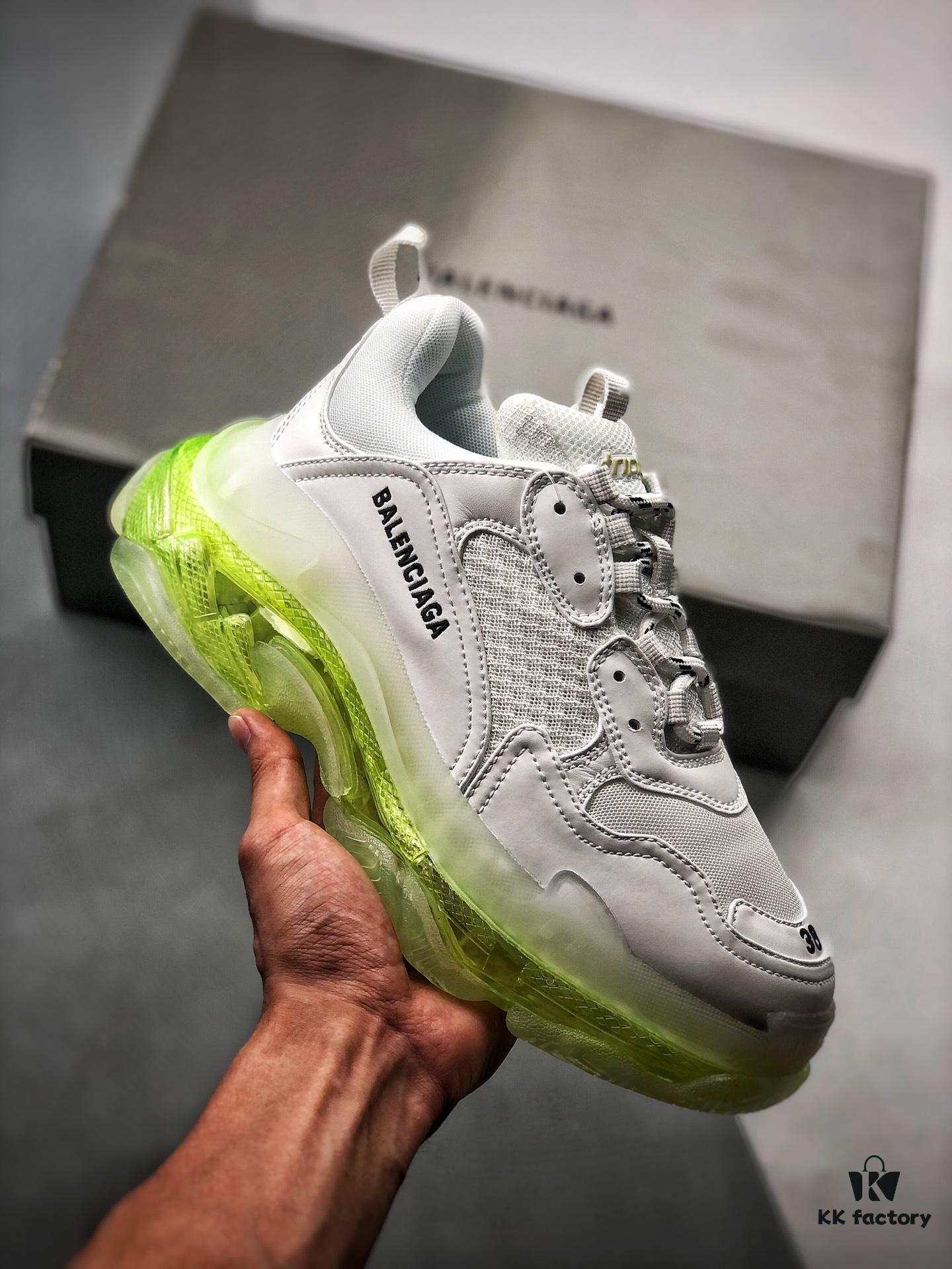 Balenciaga Triple S White Green