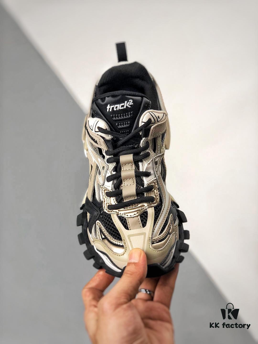 6930ea7c6e68136f4d9b30f0 BALENCIAGA Track 2 Sneakers Champagne Black