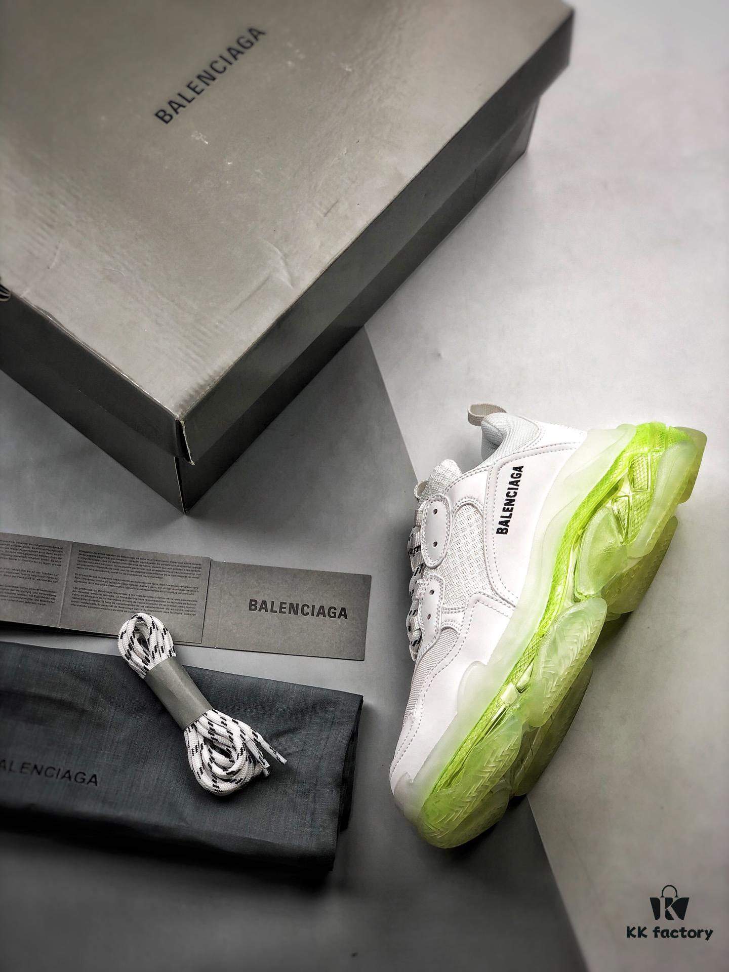 Balenciaga Triple S White Green