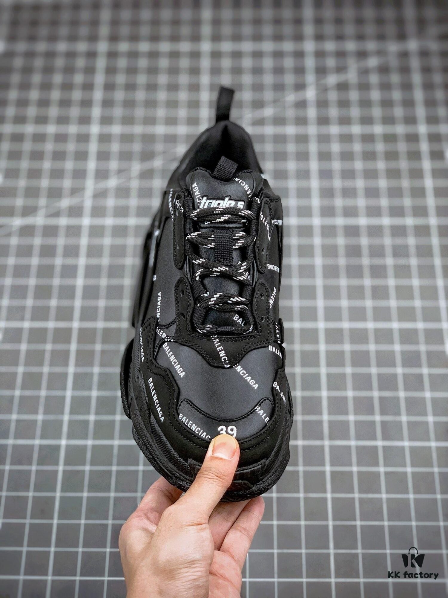 6930eab26e68136f4d9b3140 Balenciaga Triple S Black Collaboration