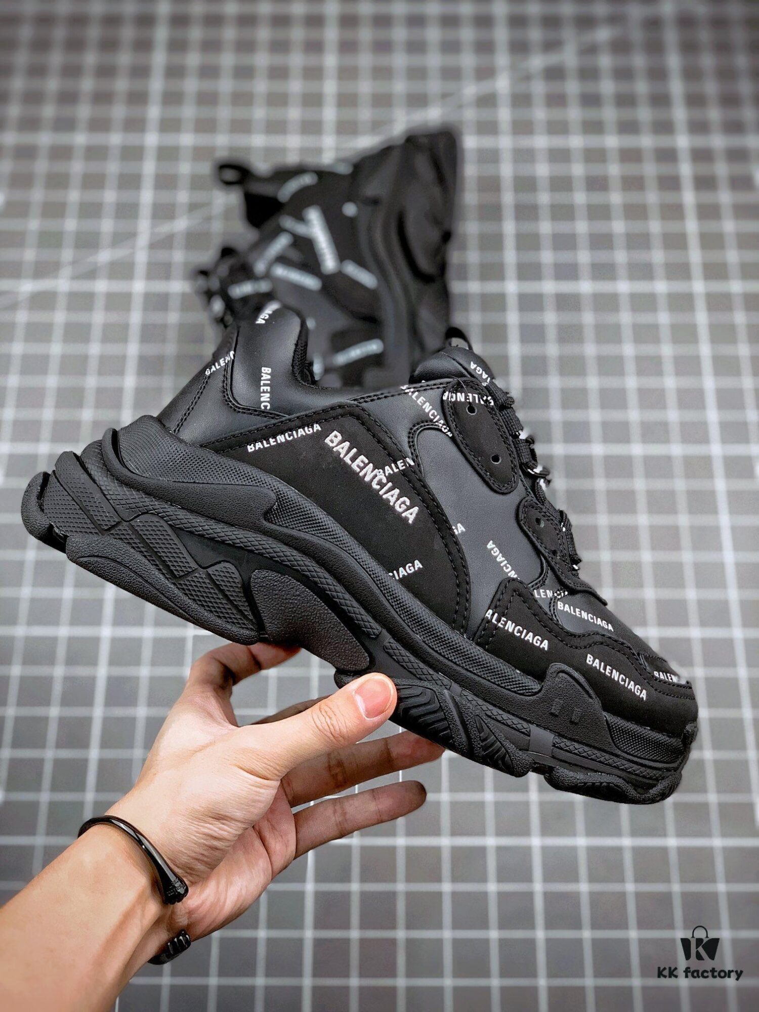 6930eab46e68136f4d9b3141 Balenciaga Triple S Black Collaboration