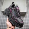 6930eab76e68136f4d9b3148 Balenciaga Triple S Black Purple Collaboration