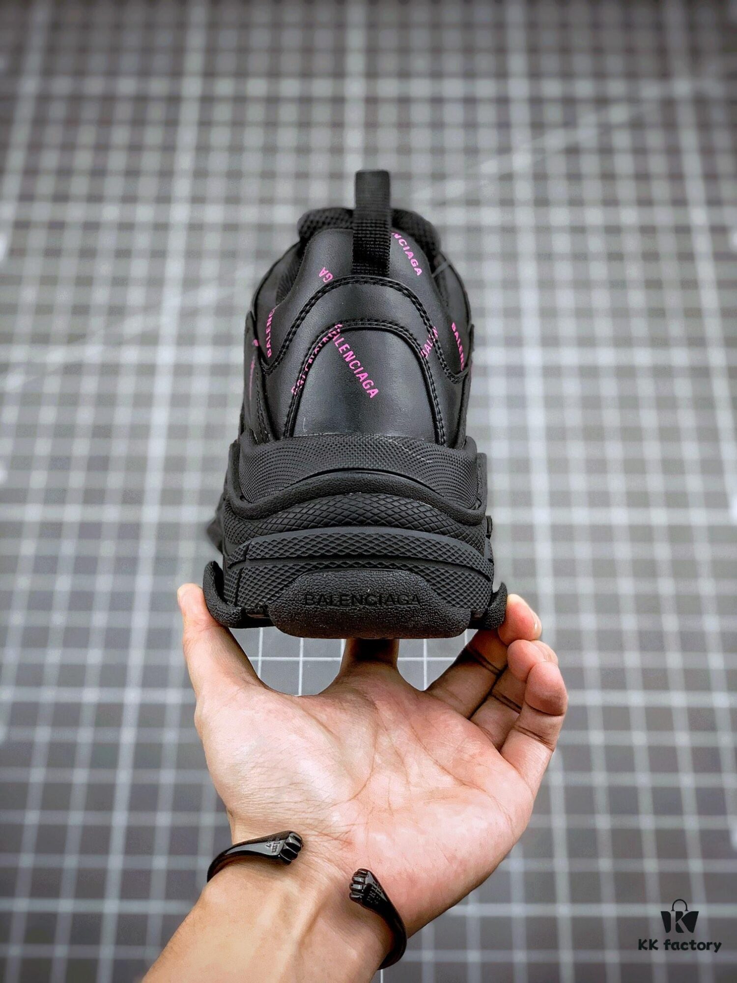 6930eabc6e68136f4d9b314f Balenciaga Triple S Black Purple Collaboration