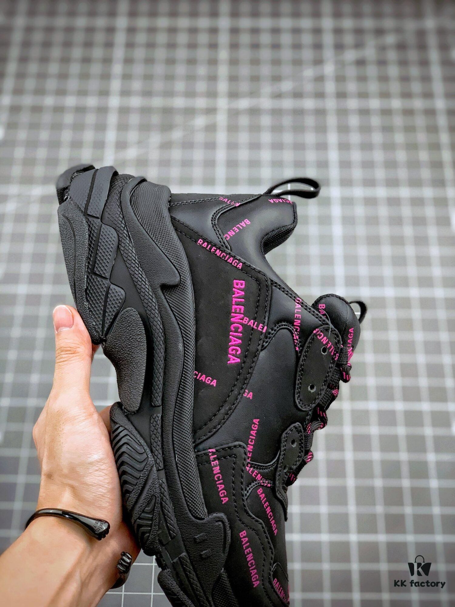 6930eabe6e68136f4d9b3152 Balenciaga Triple S Black Purple Collaboration