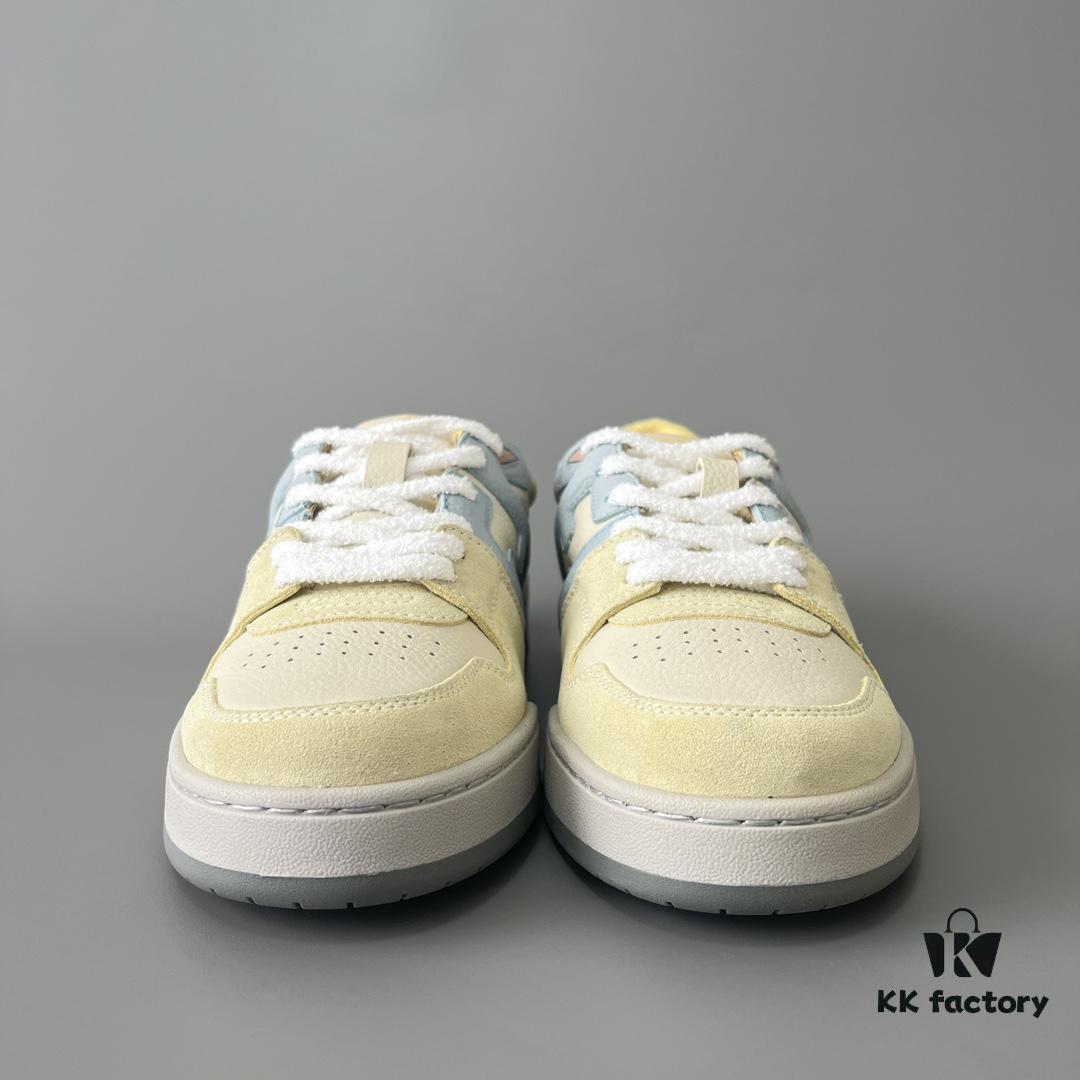 6930eaef6e68136f4d9b31a0 FENDI Match Vintage Patchwork Sneakers Unisex Yellow