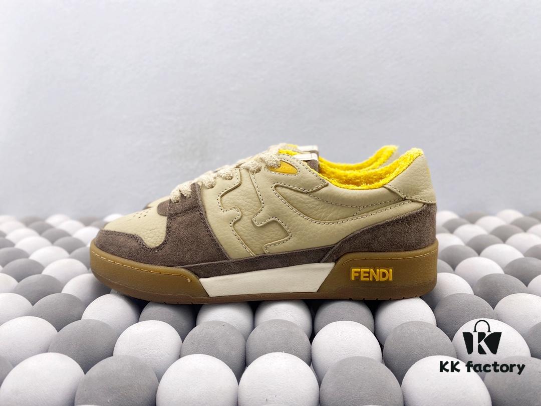 6930eafb6e68136f4d9b31b0 Authentic Fendi Match Latest Hit Unisex Sneakers Designer Kim Jones' First Sport Shoe with FF Retro Design