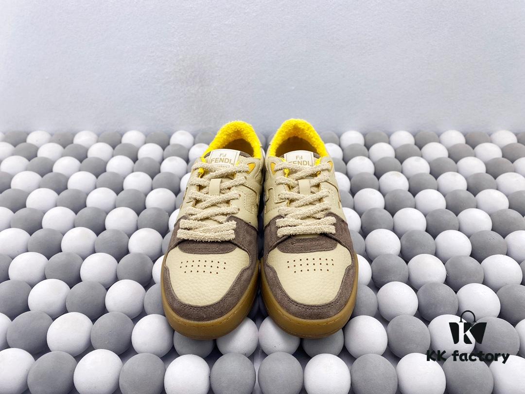 6930eafb6e68136f4d9b31b2 Authentic Fendi Match Latest Hit Unisex Sneakers Designer Kim Jones' First Sport Shoe with FF Retro Design