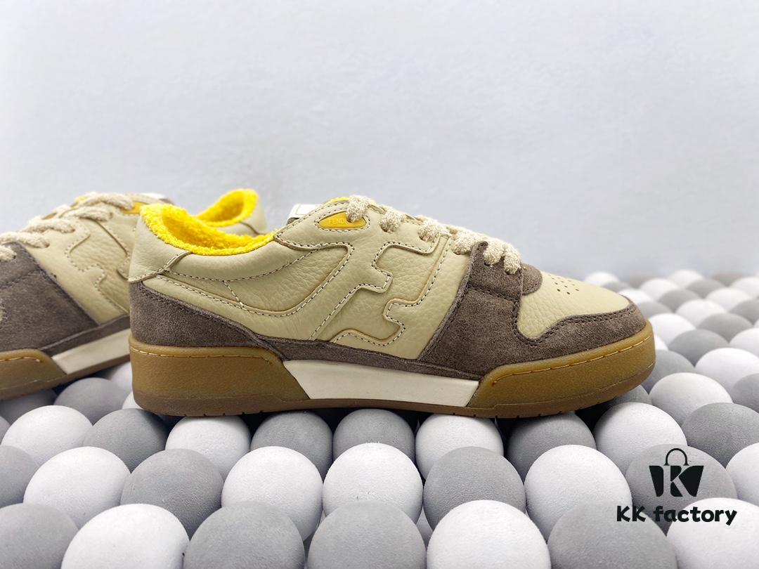 6930eafe6e68136f4d9b31b4 Authentic Fendi Match Latest Hit Unisex Sneakers Designer Kim Jones' First Sport Shoe with FF Retro Design