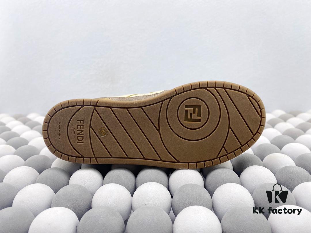 6930eaff6e68136f4d9b31b5 Authentic Fendi Match Latest Hit Unisex Sneakers Designer Kim Jones' First Sport Shoe with FF Retro Design
