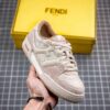 6930eb236e68136f4d9b31dd FENDI Match Unisex Casual Sneakers, Designer Kim Jones Latest Release, Luxurious Leather and Suede Fusion with FF Logo, Anti-Scratch Chip Embedded Sole