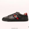 Gucci Screener Classic Sneakers, Lace-Up Shock-Absorbing Non-Slip Durable Low-Top Casual Shoes