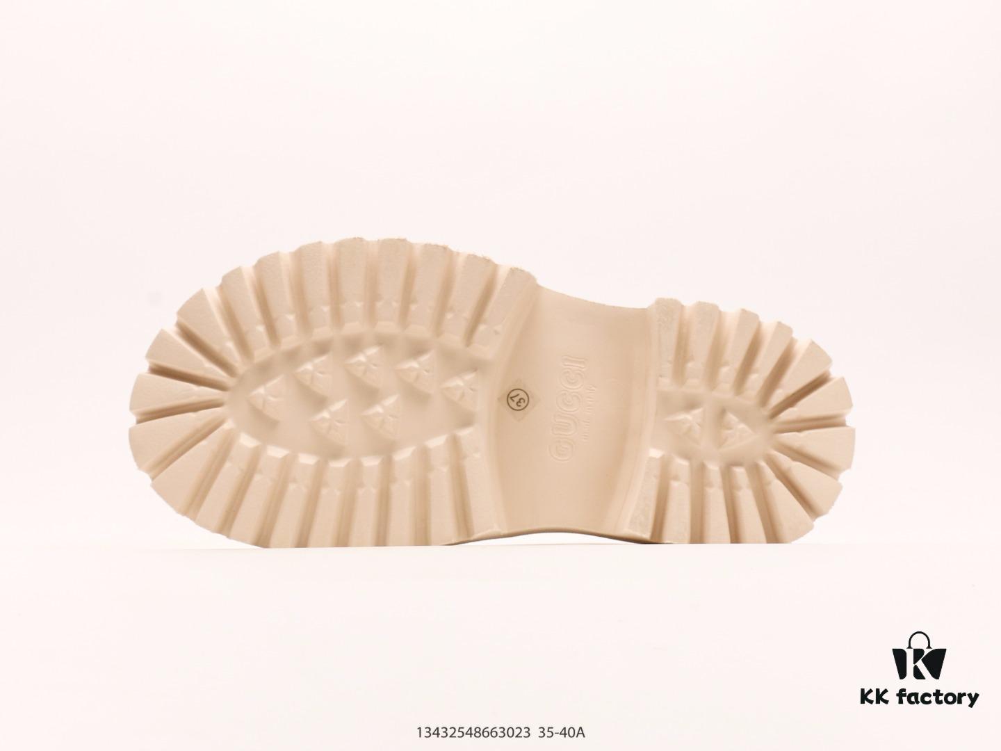 Gucci Comfortable and Versatile Platform Slide Sandals with Chunky Heel