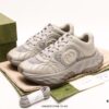 6930eb706e68136f4d9b324f Gucci Rhyton Vintage Trainer Sneaker, 3D Leather Horn-Style Retro Running Shoe