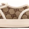 6930eb756e68136f4d9b3258 Gucci Tennis 1977 Canvas Sneakers, Classic Vintage-Style GG Supreme Canvas Men's Shoes with Red and Green Web Stripe and Natural Rubber Sole