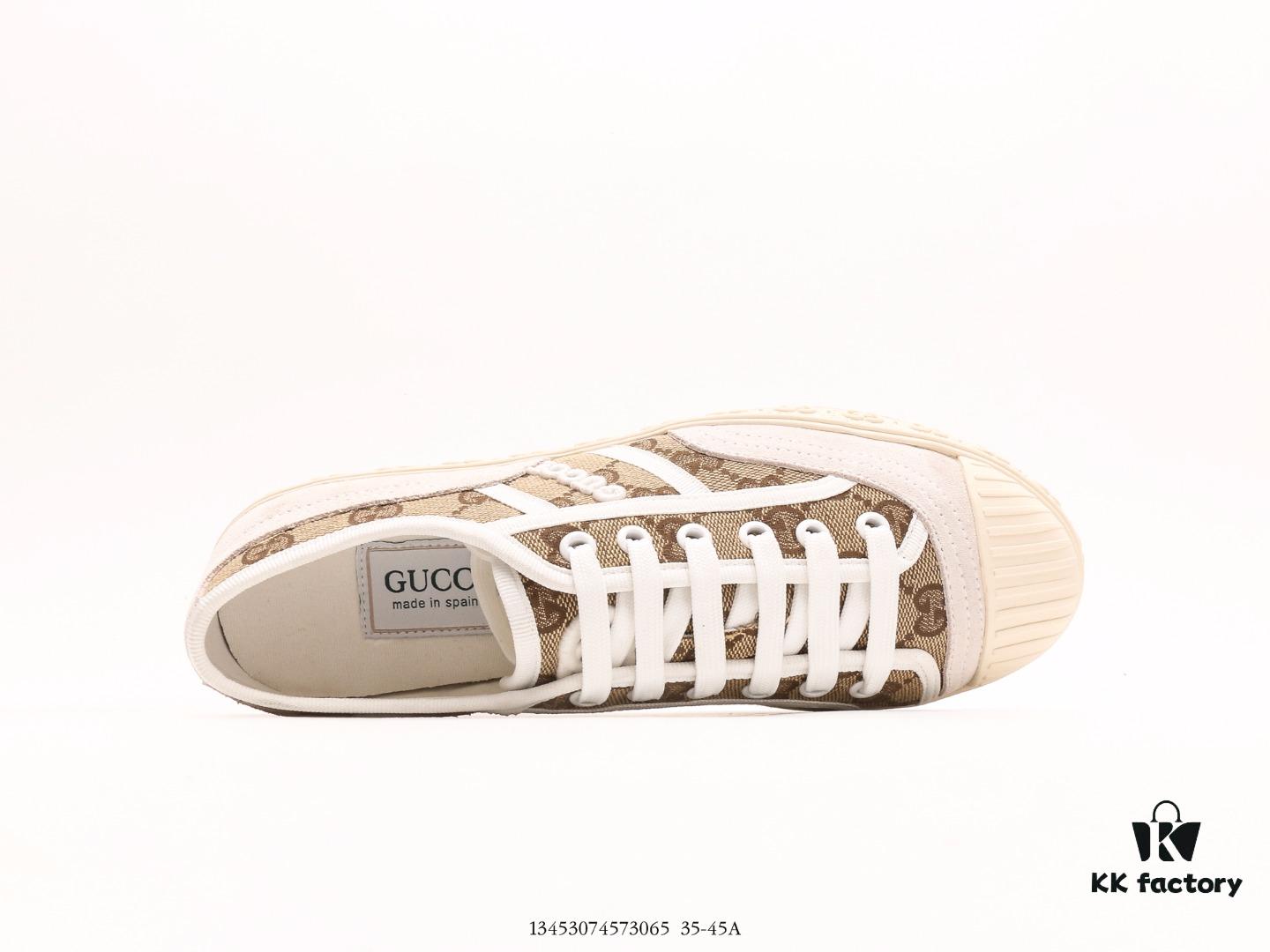 6930eb8c6e68136f4d9b327d Gucci Gucci Casual Streetwear Sneaker Series Embroidered Logo High-End Quality Screener GG High-Top Sneaker with Ultra-Soft Rubber Outsole and Internal-External Locking Technology