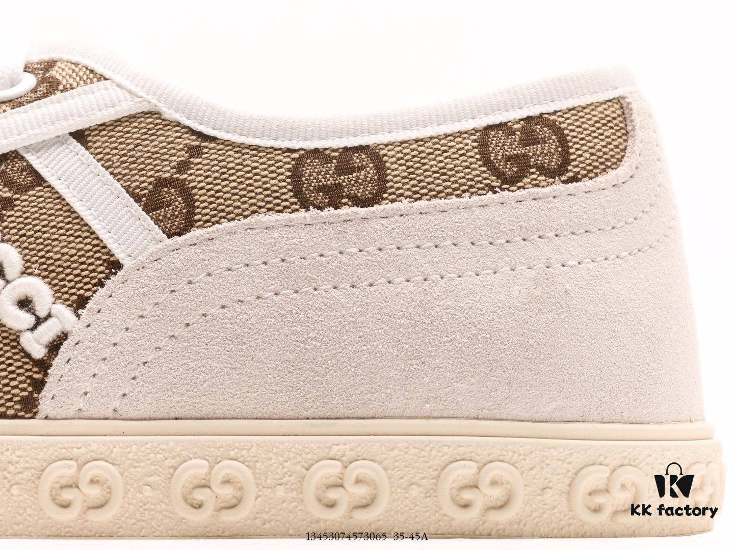 6930eb8e6e68136f4d9b3281 Gucci Gucci Casual Streetwear Sneaker Series Embroidered Logo High-End Quality Screener GG High-Top Sneaker with Ultra-Soft Rubber Outsole and Internal-External Locking Technology