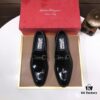 6930eba36e68136f4d9b329c Ferragamo Latest Collection Original Imported Top-Grade Calfskin Leather Loafer with Premium Lamb Leather Lining, Authentic Luxury Metal Buckle and Original Combined Sole