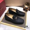 6930ebaa6e68136f4d9b32a7 Ferragamo Latest Design Original Imported Top-Grade Calfskin Leather Shoes with Water-Dyed Leather Lining and Authentic Luxury Metal Buckle