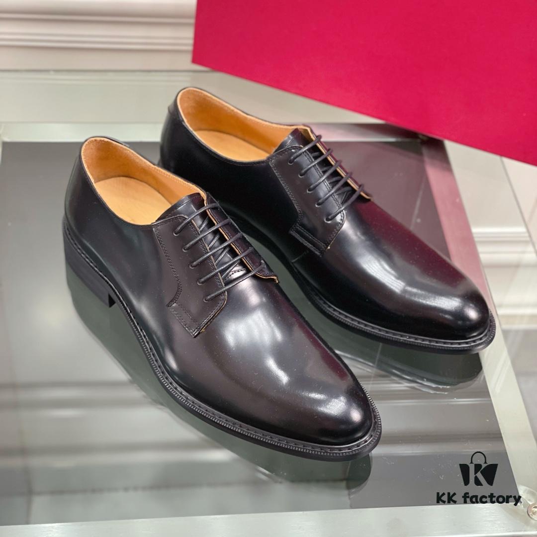 Salvatore Ferragamo Men's Dress and Casual Leather Shoes, Italian Craftsmanship, Premium Imported Calfskin, Luxury Business Footwear