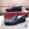 6930ebb06e68136f4d9b32b1 Ferragamo Latest Design Original Imported Top-Grade Calfskin Leather Shoes with Water-Dyed Leather Lining and Authentic Luxury Metal Buckle