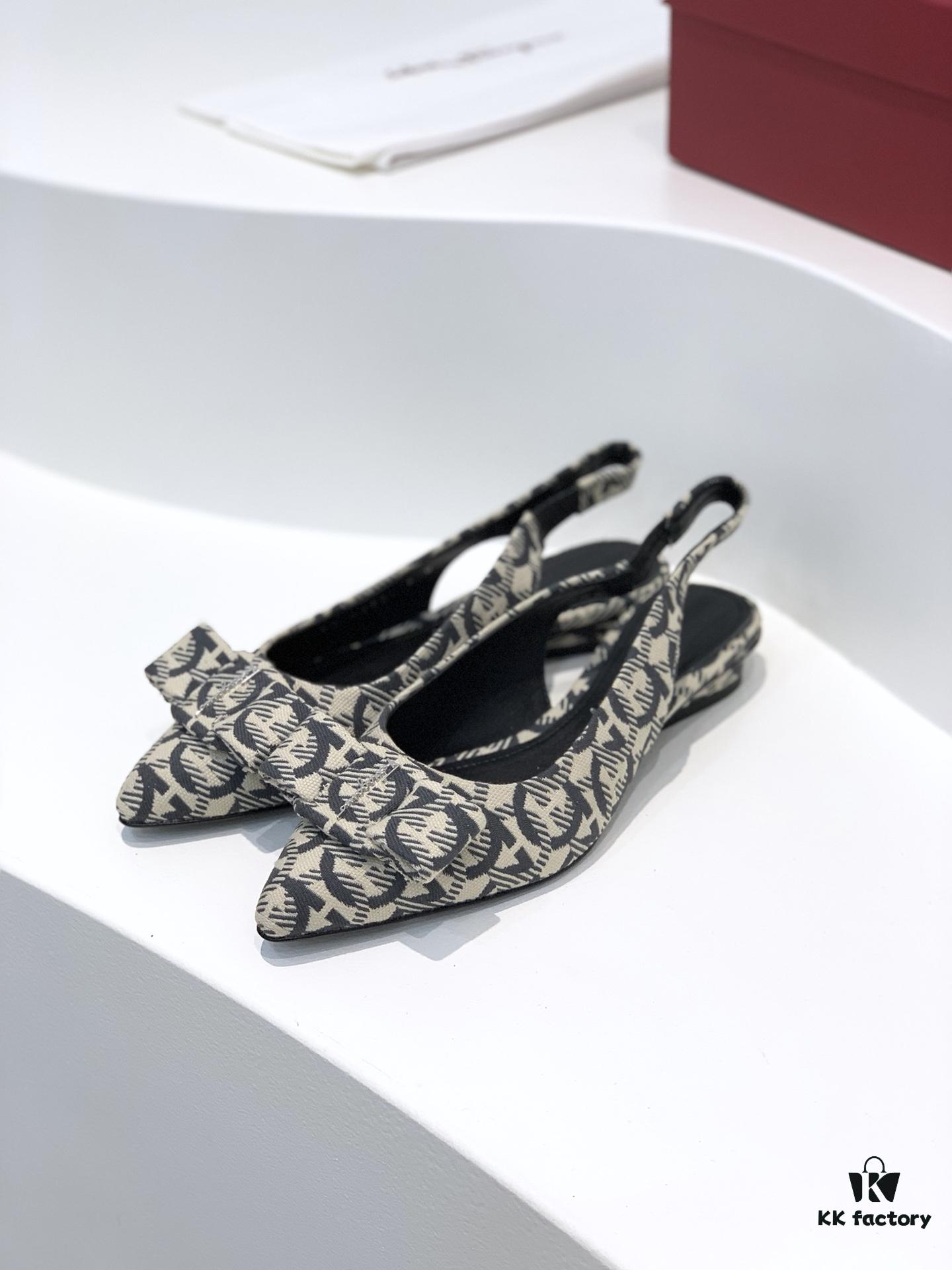 6930ebbb6e68136f4d9b32c3 Salvatore Ferragamo Viva Series Open-Back Chunky Heel Sandals 2021 New Arrival - Premium Soft Lambskin Leather Women's Sandals