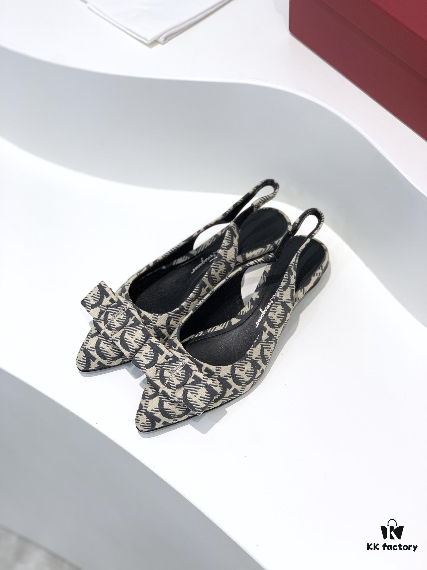 6930ebbc6e68136f4d9b32c4 Salvatore Ferragamo Viva Series Open-Back Chunky Heel Sandals 2021 New Arrival - Premium Soft Lambskin Leather Women's Sandals