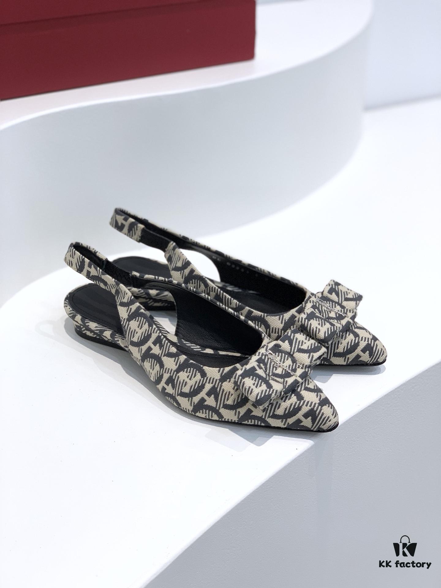 6930ebbd6e68136f4d9b32c5 Salvatore Ferragamo Viva Series Open-Back Chunky Heel Sandals 2021 New Arrival - Premium Soft Lambskin Leather Women's Sandals