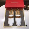 6930ebc06e68136f4d9b32c9 Ferragamo Latest Model Genuine Imported Top-Grade Cowhide Handwoven Loafers with Premium Calfskin Lining and Original Luxury Metal Buckle