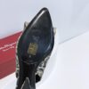 6930ebc06e68136f4d9b32ca Salvatore Ferragamo Viva Series Open-Back Chunky Heel Sandals 2021 New Arrival - Premium Soft Lambskin Leather Women's Sandals