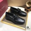 6930ebcc6e68136f4d9b32dc Ferragamo Latest Collection Genuine Imported Calfskin Leather Shoes with Dyed Lamb Skin Lining and Original Luxury Metal Buckle