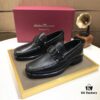 6930ebcd6e68136f4d9b32df Ferragamo Latest Collection Genuine Imported Calfskin Leather Shoes with Dyed Lamb Skin Lining and Original Luxury Metal Buckle