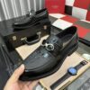 6930ebeb6e68136f4d9b330f 【Ferragamo】 Hong Kong Original Quality Loafers, Premium Italian Glossy Leather Men's Slip-on Casual Shoes, Top-Grade Lamb Lining, Non-slip Durable Rubber Sole