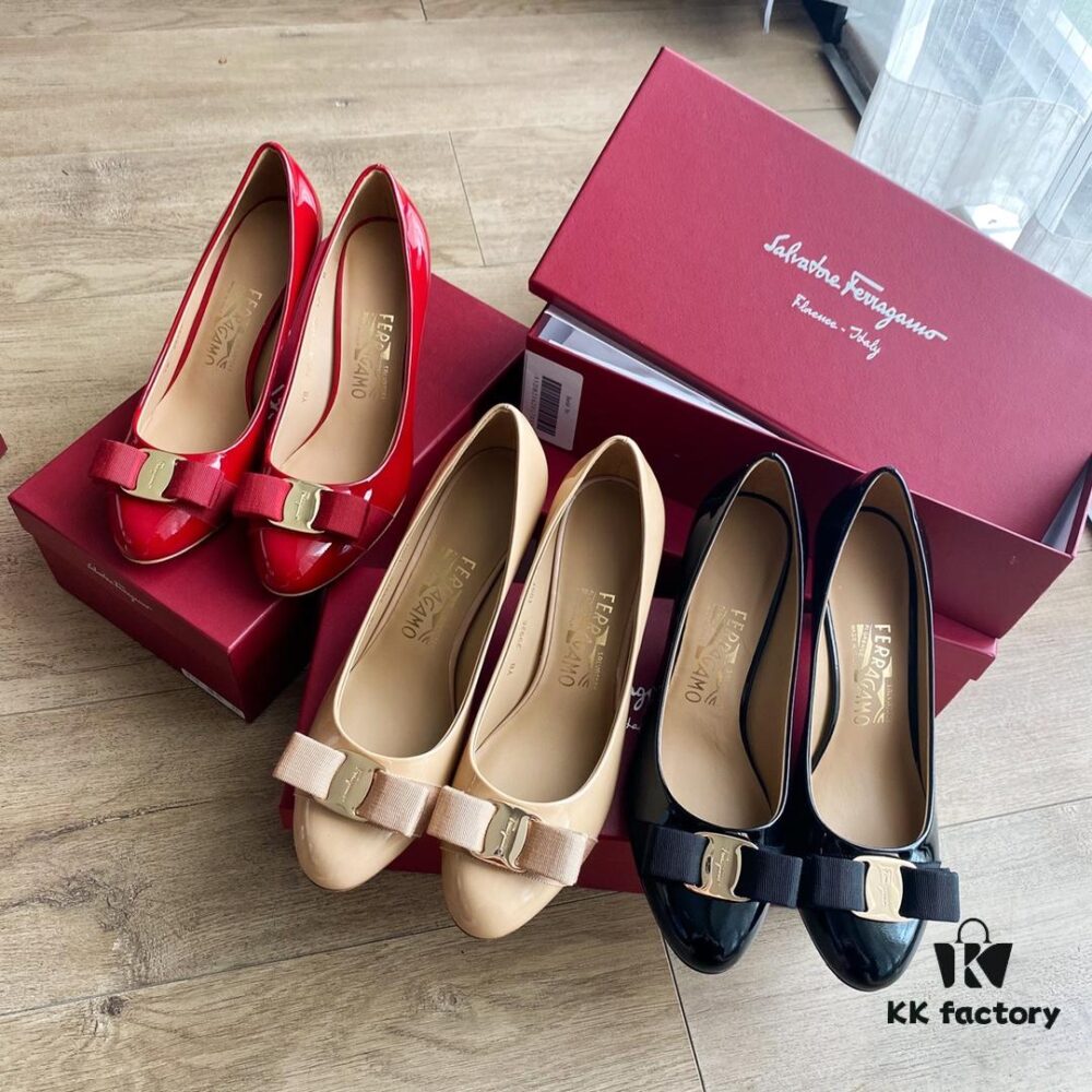 Ferragamo Classic High-Heeled Women's Shoes - Premium Replica